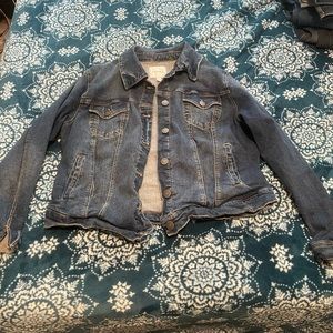 Torrid crop Jean jacket